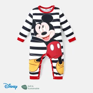 Disney Mickey and Friends Baby Girl/Boy Naiaâ¢ Character & Polka Dots/Stripe Print Jumpsuit #1035270