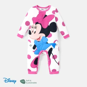 Disney Mickey and Friends Baby Girl/Boy Naiaâ¢ Character & Polka Dots/Stripe Print Jumpsuit #1035274