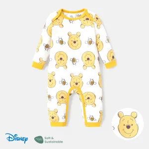 Disney Winnie the Pooh Baby Girl/Boy Naiaâ¢ Character Print Long-sleeve Jumpsuit #1054609