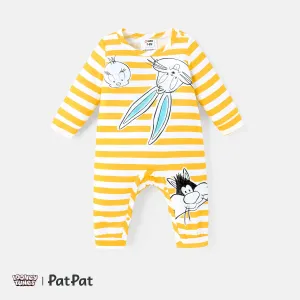 Looney Tunes Baby Boy/Girl Animal Print Striped Long-sleeve Naiaâ¢ Jumpsuit #842035