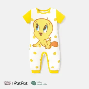 Looney Tunes Baby Girl/Boy Naiaâ¢ Character Print Short-sleeve Jumpsuit #1039605