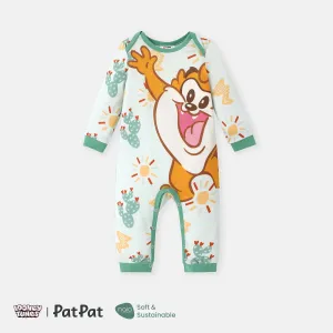 Looney Tunes Baby Girl Naiaâ¢ Character Print Long-sleeve Jumpsuit #1060665