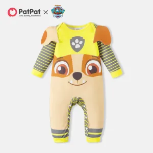 PAW Patrol Little Boy/Girl Ears Detail Striped Long-sleeve Graphic Jumpsuit #210630