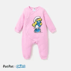 The Smurfs Baby Boy/Girl Patch Embroidered Jumpsuit #1098387