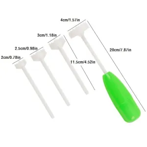 4-Piece Set of Vegetable Corer and Scoop with Multi-functional Use for Fruits and Veggies in Different Sizes