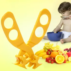 Baby Food Scissor Multifunction Food Cutter Home Kitchen Food Safe Tool for Babies & Toddlers