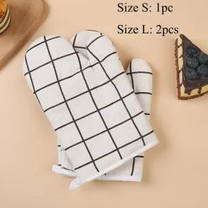 Cotton and Linen Microwave Oven Baking Gloves - Kitchen/Baking Tools #1074787