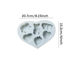Heart-shaped Silicone Mold Set for #1319241