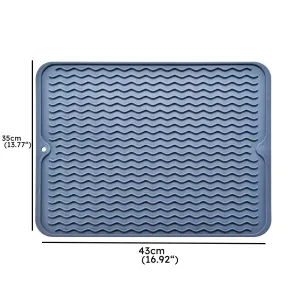 Kitchen Multifunctional Mat with Non-slip, Heat-resistant, and Water-filtering Design