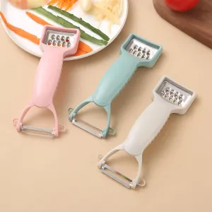 Multi-function Stainless Steel Double Head Peeler Kitchen Vegetable Fruit Paring Knife Double Head Kitchen Accessories #193071