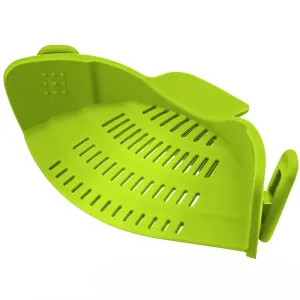 Pasta Strainer and Pot Strainer Silicone Clip On Strainer for Pots Pans Bowls #227331