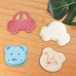 Set of 2 Animal-shaped Bread Cutter DIY Molds #1211622