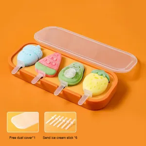 Silicone Popsicles Molds, Food Grade Reusable Popsicle Molds for Kids, Homemade Popsicles Molds, Ice Cream Mold #1054491