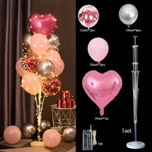 Balloons Stand Kit Table Decorations, 15-pack Balloons for Birthday, Baby Shower, Wedding, Anniversary Table Party Decorations #1055201
