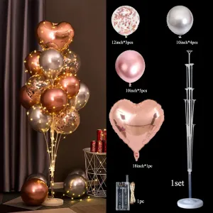 Balloons Stand Kit Table Decorations, 15-pack Balloons for Birthday, Baby Shower, Wedding, Anniversary Table Party Decorations #1055202