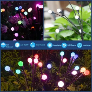 Christmas Garden Solar Light 10Bulbs 1Pack -Decorative Warm Light Ten Small Bulb Decorative Lights #1069221