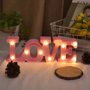led Neon Love Conjoined Shape Letters Lamp #908337