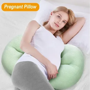 Multi-Functional U-Shaped Maternity Pillow for Lumbar Support and Side Sleeping #1095572