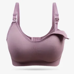 Nursing Seamless Wirefree Solid Bra (A-D CUP SIZES) #188148