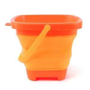 Folding Beach Bucket Toy Multifunction Portable Foldable Sand Buckets for Beach Outdoor Playing Water Sand Transport Storage #201208