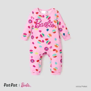 Barbie Mom and Me Christmas Pattern Print Pajamas Sets (Flame Resistant) #1166266