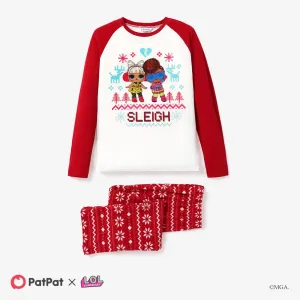 L.O.L. SURPRISE! Christmas Mommy and Me Character Print Pajamas Sets (Flame Resistant) #1170203