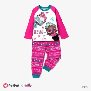 L.O.L. SURPRISE! Christmas Mommy and Me Colorful Character Print Pajamas Sets (Flame Resistant) #1166006