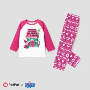 Peppa Pig Christmas Mommy and Me Character Print Pajamas Sets (Flame Resistant) #1170334