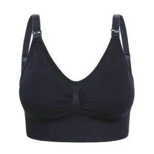 Plus Size Maternity Nursing Sports Bra for Yoga with Front Closure #1320569