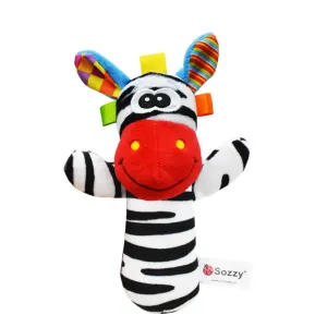 Baby Plush Rattle Toys Soft Comfort Stuffed Animal Hand Rattle Developmental Hand Grip Toy #223763
