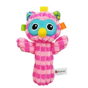 Baby Plush Rattle Toys Soft Comfort Stuffed Animal Hand Rattle Developmental Hand Grip Toy #223764