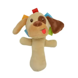 Baby Plush Rattle Toys Soft Comfort Stuffed Animal Hand Rattle Developmental Hand Grip Toy #223766