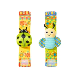 Baby Rattle Toy Wristband/Ankle Socks with Decorative Watch Strap Design #1321239