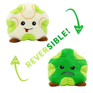 Two-Sided Flip Plush Toy: Cute Animal Cartoon Doll with Reversible Expressions #1167154