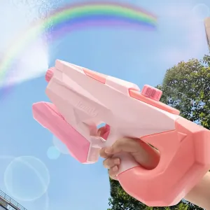 Kids Pull-out Water Guns Rainbow Spray 3 Modes Squirt Gun Adjustable Nozzle for Summer Swimming Pool Beach Outdoor Games #202484