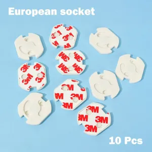 10-pack European Socket Covers with Electrical Safety Features #1167073