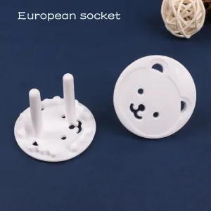 10-pack Plastic Outlet Covers Electrical Outlet Socket Covers Plug Caps Protector for Babies Children Safety Protection Prevent Electric Shock (White #196387