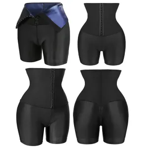 Sauna Sweat Pants for Women High Waist Tummy Control Butt Lifter Slimming Shorts Workout Exercise Body Shaper Thighs #807719