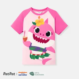 Baby Shark Family Matching Character Print Short-sleeve Tops #1048807