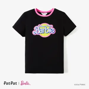 Barbie Mom and Me 95% Cotton Contrast print T-shirt #1321255