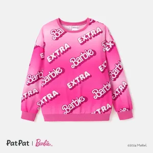 Barbie Mommy and Me Letter Print Long-sleeve Pullover #1055005