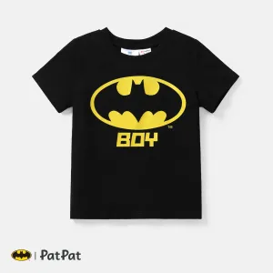 Batman Family Matching Cotton Short-sleeve Graphic Black Tee #231331