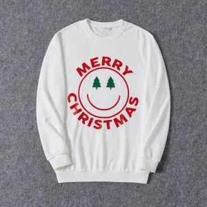 Christmas Family Matching Childlike Expression Print Long Sleeve Sweatshirt Tops #1164505