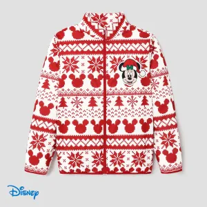 Disney Mickey and Friends Family Matching Christmas Character Embroidered Zipped Jacket #1195766
