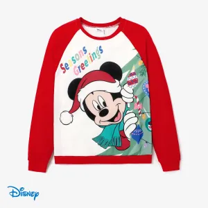 Disney Mickey and Friends Family Matching Christmas Character Print Long-sleeve Sweatshirt #1211745