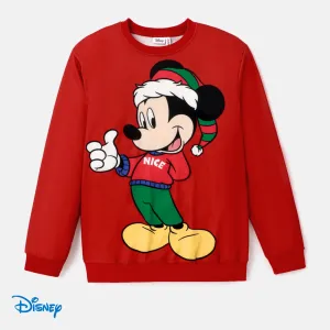 Disney Mickey and Friends Family Matching Christmas Character Print Sweatshirt #1080098