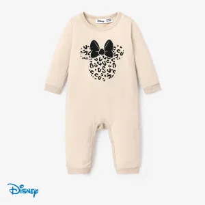 Disney Mickey and Friends Mommy and Me Character Leopard Print Long-sleeve Sweatshirt #1165969