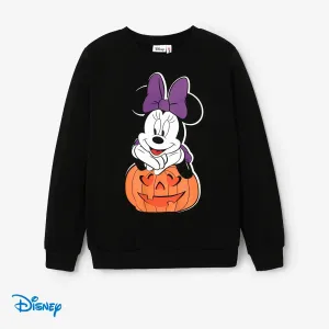 Disney Mickey and Minnie Halloween Family Matching Character Pattern Crew Neck Top #1167402