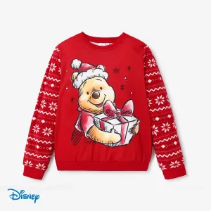 Disney Winnie the Pooh Family Matching Christmas Character Print Long-sleeve Top #1101780