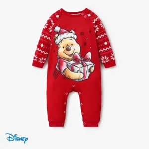 Disney Winnie the Pooh Family Matching Christmas Character Print Long-sleeve Top